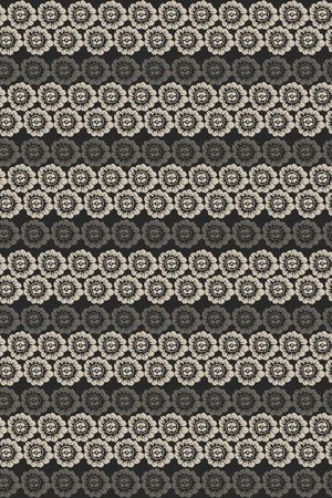 民族花卉印花华亿平台图片