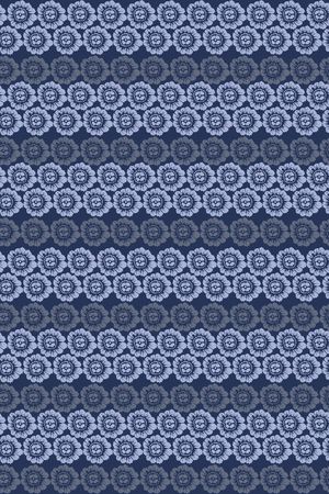 民族花卉印花华亿平台图片