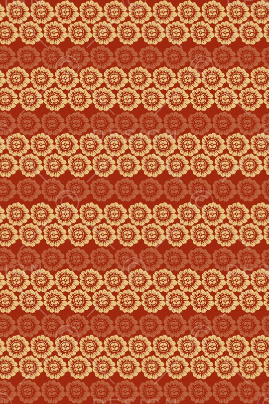 民族花卉印花华亿平台图片