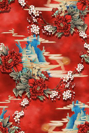 香云纱印花华亿平台图片