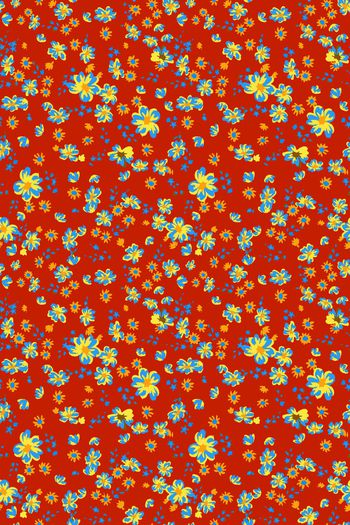 连衣裙印花华亿平台图片