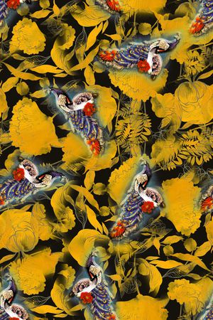 香云纱印花华亿平台图片