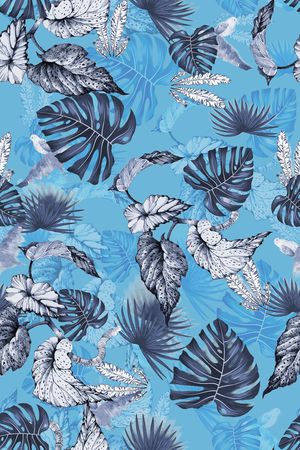 绿植树叶印花华亿平台图片