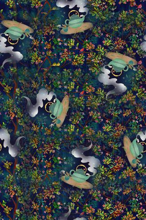 香云纱印花华亿平台图片