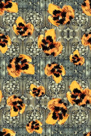 几何印花华亿平台图片