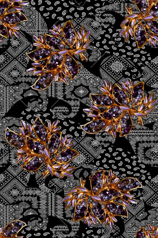 几何印花华亿平台图片