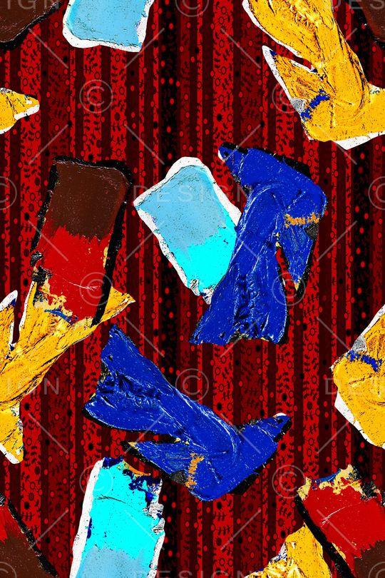 几何印花华亿平台图片