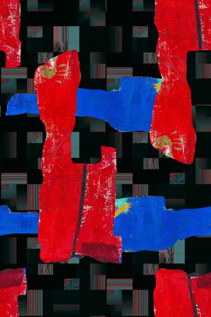 几何印花华亿平台图片