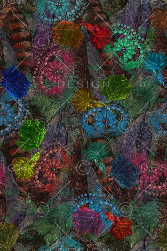 复古印花华亿平台图片