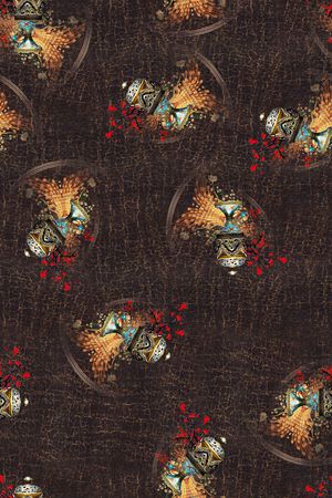 复古印花华亿平台图片