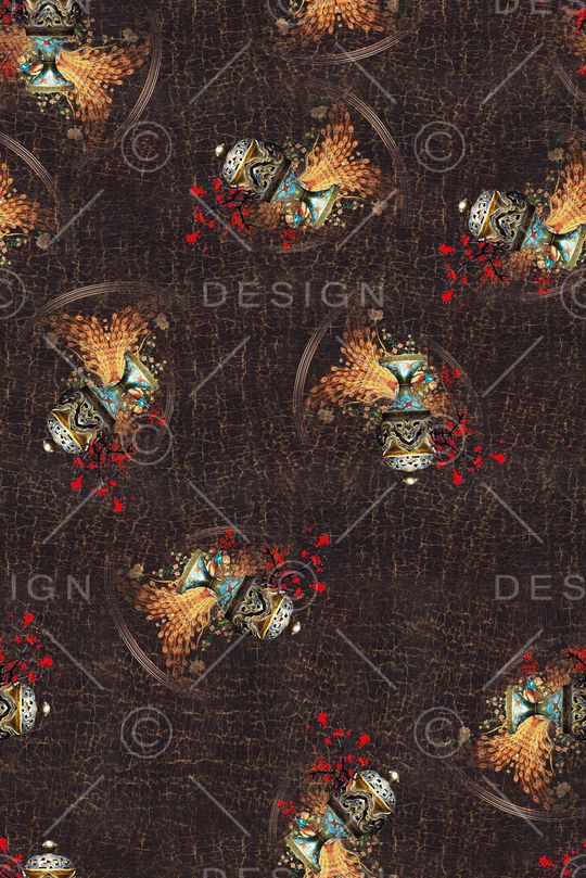 复古印花华亿平台图片