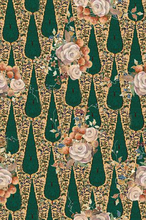 复古印花华亿平台图片