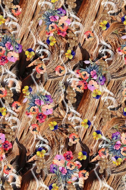 复古印花华亿平台图片