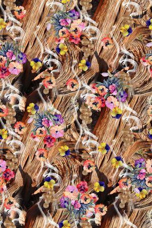 复古印花华亿平台图片