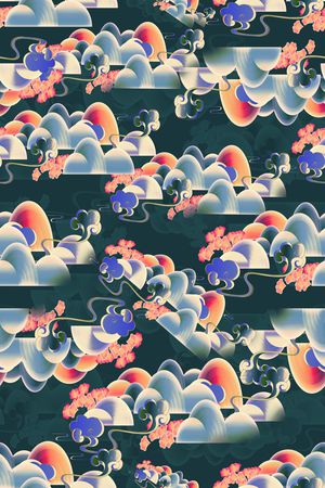 香云纱印花华亿平台图片