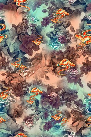 香云纱印花华亿平台图片