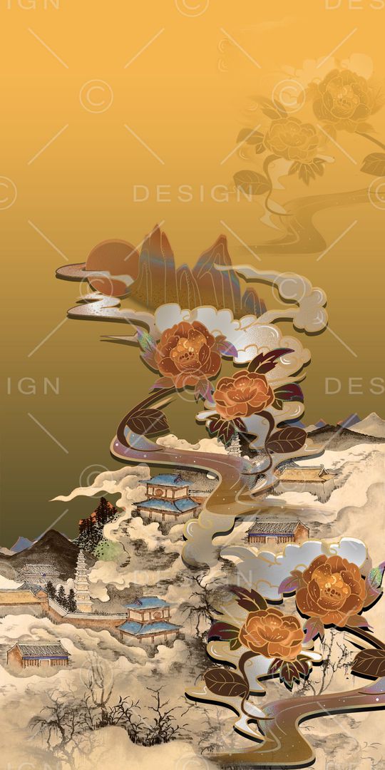 真丝印花华亿平台图片