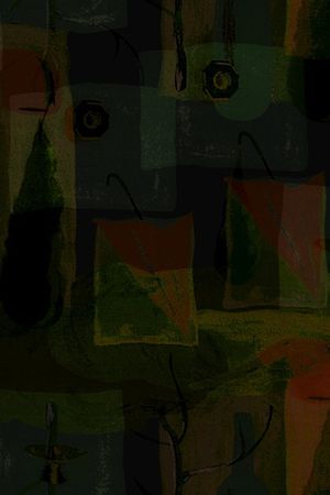 几何花卉印花华亿平台图片