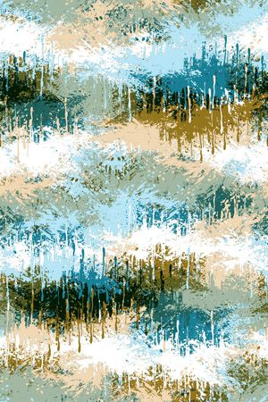 抽象男装印花华亿平台图片