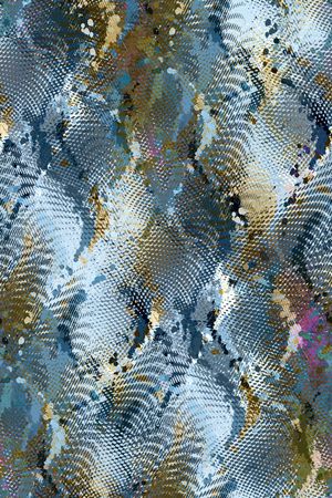 抽象男装印花华亿平台图片