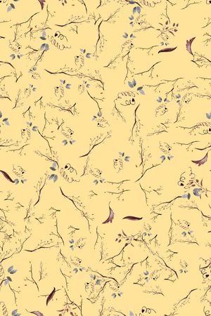 连衣裙印花华亿平台图片