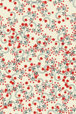 连衣裙印花华亿平台图片