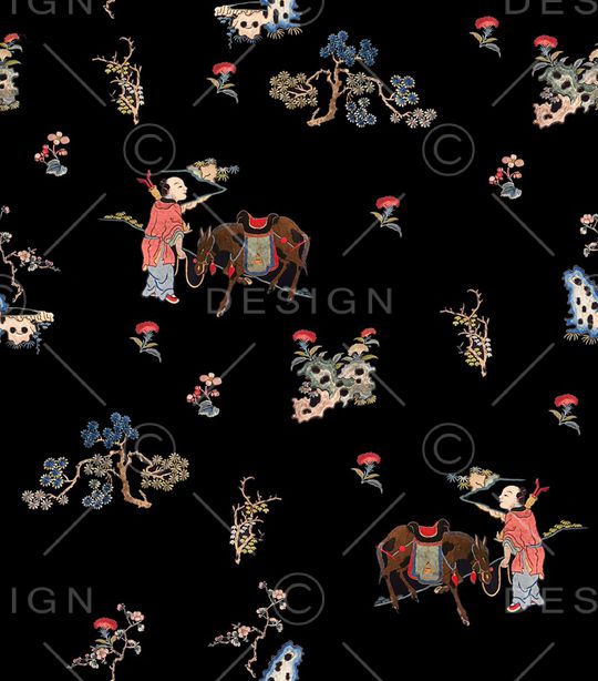 连衣裙印花华亿平台图片