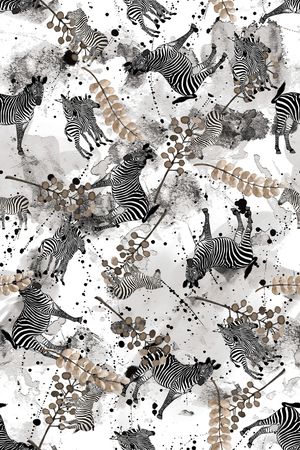 动物花卉印花华亿平台图片