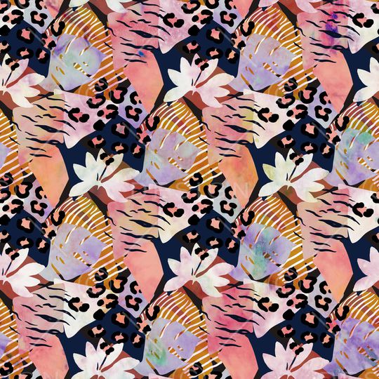 几何印花华亿平台图片