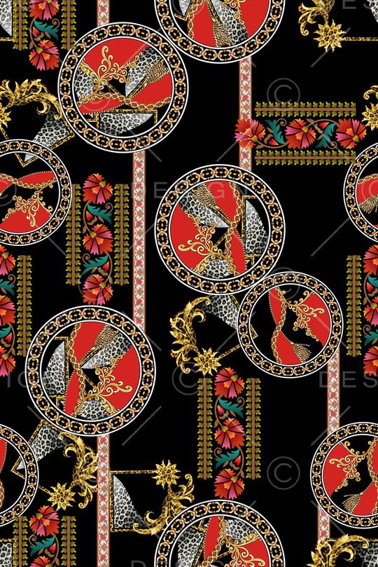 几何印花华亿平台图片