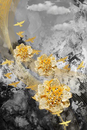 连衣裙印花华亿平台图片