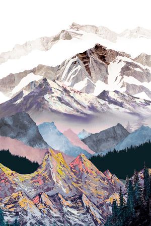 定位风景印花印花华亿平台图片