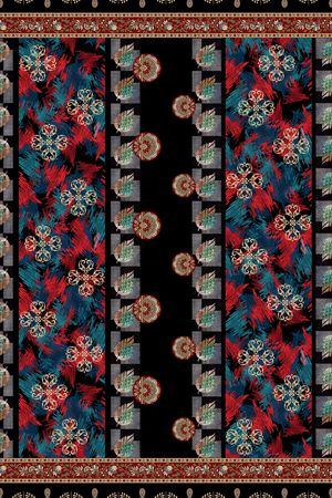 几何印花华亿平台图片