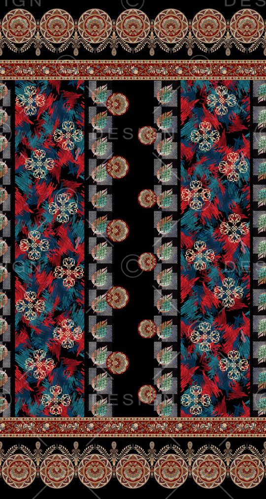 几何印花华亿平台图片