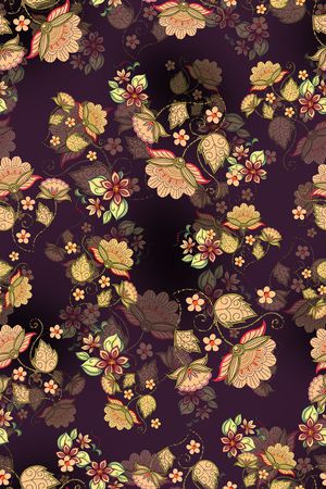 连衣裙印花华亿平台图片