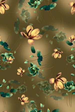 连衣裙印花华亿平台图片