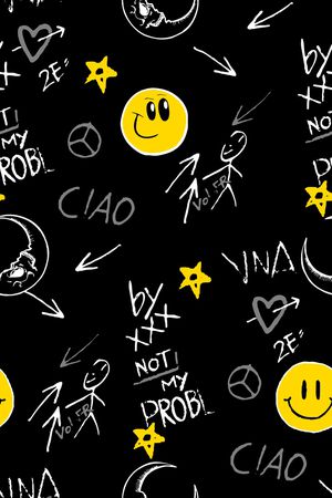 涂鸦印花华亿平台图片