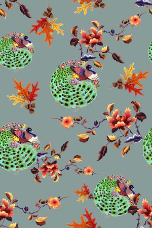 旗袍印花华亿平台图片