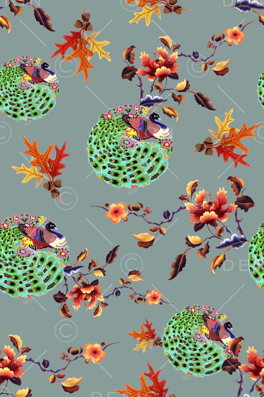 旗袍印花华亿平台图片