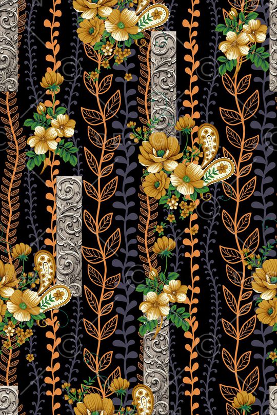 绿植树叶印花华亿平台图片