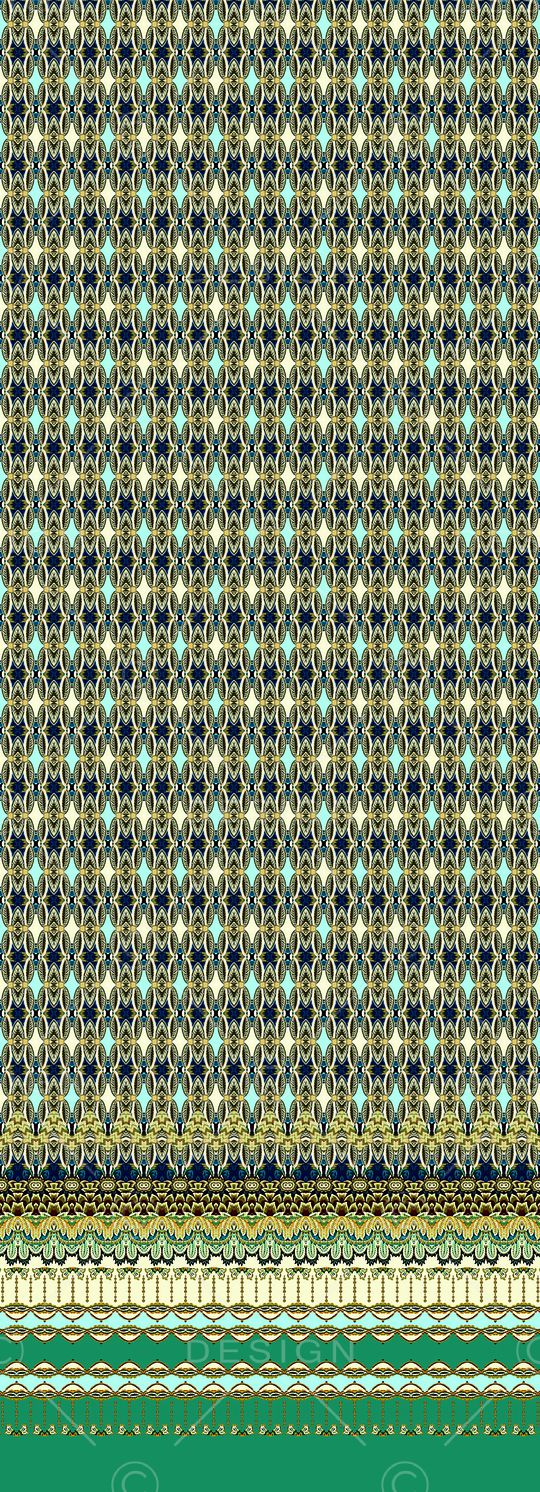 民族花卉印花华亿平台图片