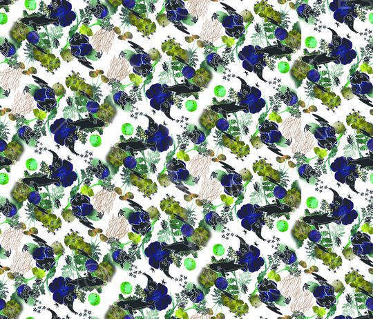 女装定位花印花华亿平台图片