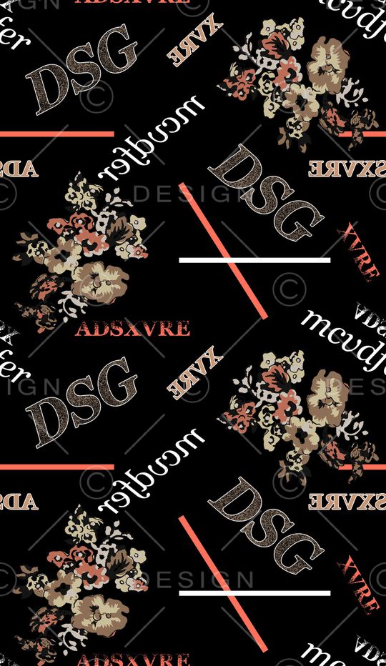 字母印花华亿平台图片