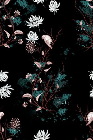 连衣裙印花华亿平台图片