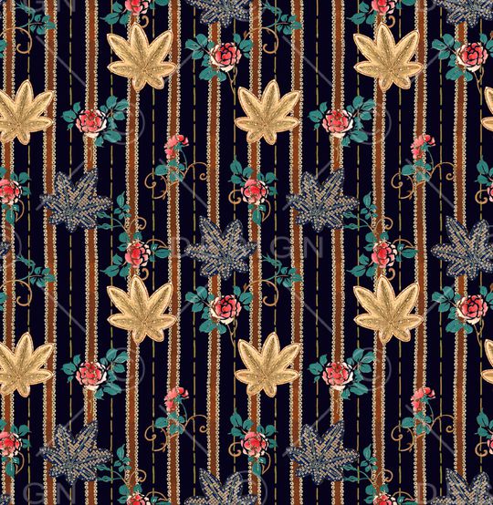 连衣裙印花华亿平台图片