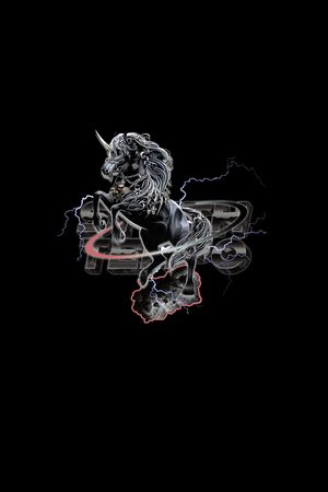 线条印花华亿平台图片