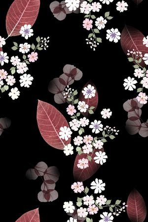 连衣裙印花华亿平台图片