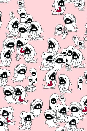 鲨鱼印花华亿平台图片