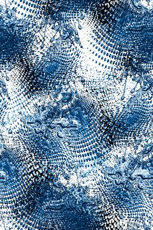 抽象男装印花华亿平台图片