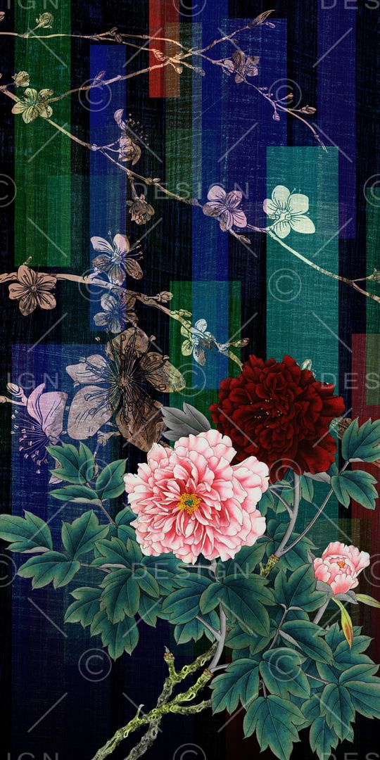 几何印花华亿平台图片